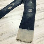 ETIENNE MARCEL Skinny Jeans Women 24 Blue Bleach Dip‎ Cuff Distressed Photo 4