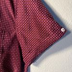 Hang Ten short sleeve button up-Large- burgundy geometric Photo 2