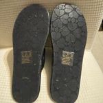 Kate Spade Black Slippers with Faux Fur and Bow Photo 3