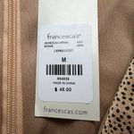 Francesca’s Collection Bronze And Black Dotted Satin Mini Babydoll Dress Size‎ M Gold Size M Photo 5