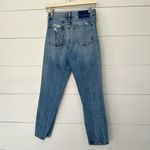 Abercrombie & Fitch Women’s 0 Short Blue Denim High Rise Mom Jeans Photo 2