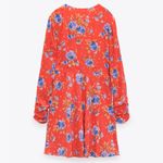 ZARA NWT FLORAL WRAP DRESS CHIFFON FABRIC BLOGGERS FAV Photo 3