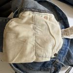 Moussy Vintage Selvedge Cropped Distressed Jeans Womens Size 23 Made In Japan Blue Photo 5