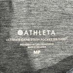 Athleta  Gray Ultimate Capri Stash Pocket 7/8 Tight Legging Woman’s Medium Petite Photo 3