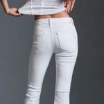 Mother Jeans The Weekender Fray In Fairest Of Them All Bootcut White Denim Size 29 Photo 0