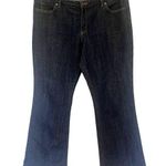 Michael Kors Wide Leg Trouser Womens Jeans Sz 16 Dark Wash Flare Middrise Photo 0