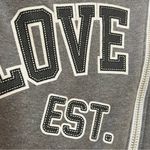 VEGAS hoodie jacket size large gray soft Photo 6