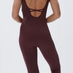 Adanola  ultimate low cross back unitard burgundy XL NWT Photo 0