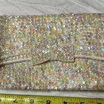 Source Unknown Sequin Clutch Bag - Cream vintage nwt Photo 0