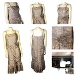 Nina Nischelle Mother of the Bride Formal Dress size 12 Gold Photo 9