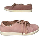 Vionic EUC/Like-New Brinley Dusty Rose Cushioned Lace-Up Suede Sneakers - 8.5 Photo 0