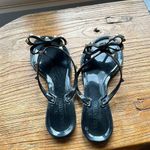 Valentino Garavani Valentino Slides Black With Gold Hardware  Photo 2