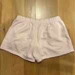 Roots Canada Shorts Pink White Terry Size XS Photo 2