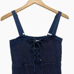 Aeropostale Denim Dress Size S Smocked Bodycon Lace Photo 5