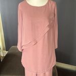 Pink Chiffon Layered Formal Two Photo 1