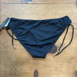 La Blanca  Elegant Black Bikini Bottom with Gold Tje Accents Size 16 Photo 5