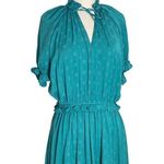 Current Air Anthropologie jacquard satin midi dress Photo 4