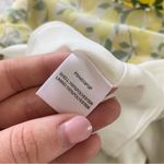 Parker  lemon halter ruffle top with open back size medium Photo 6