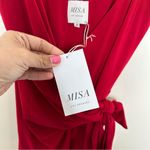MISA Los Angeles NWT Veronica Wrap Dress in Red Photo 7