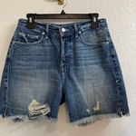 Good American High Waist Cutoff Denim Shorts Size 2/26 Photo 0