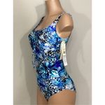 Gottex New. cheetah and snake print lace up swimsuit. MSRP $228. Size 10 Photo 13