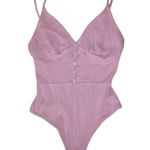 Elegant Lavender Bodysuit Purple Size XS Photo 0