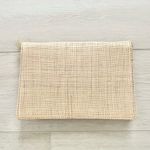 J.Crew  Convertible Fruit Salad Raffia Clutch Handbag (Missing Strap) Photo 3