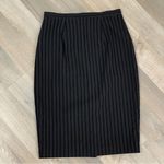 Donna Rae Ribbed Monochrome Stripe Pencil Skirt Black 4‎ Black Photo 10