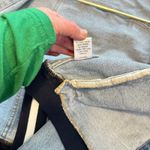 Pistola Denim Trucker Jacket Distressed Light Wash Varsity Cuffs Size L Photo 7