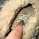 UGG  Tazz Braid Platform Slippers Natural Women's Size 7 Fuzzy Fur Lined Photo 8