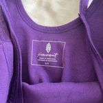 Free People Movement Purple Ribbed Tank Top Photo 4