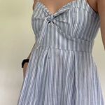 One Clothing Blue and White Striped Dress Photo 0