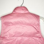 Old Navy  Sz Small Pink Quilted Puffer Vest Womens Fleece Lined Zip Pockets Photo 7