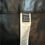 SheIn Leather Shorts Black Photo 5