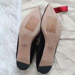 Valentino Black Suede Gold Rockstud Lace Up Ankle Photo 6