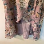 Chelsea28 High Low Wrap Dress Mauve Pink Floral Photo 6