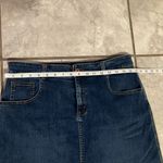 Faded Glory  Denim Skort Mini Skirt w Built-In Stretch Shorts Lined Size 12 Photo 3