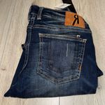 Rock Revival  Dark Blue distressed ankle Skinny Jeans denim Photo 1
