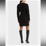 Charles Henry  Black Long Sleeve Sweater Dress Photo 3