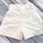 Vintage 90’s “Not Guilty” Made in USA White Cotton High Rise Shorts Size 29 Photo 1