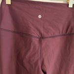 CRZ Yoga  Fleece Lined Leggings Burgundy Purple Size XS Photo 6