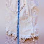 Free People We the‎ Free Bailey Denim Mini Skirt in cream size 31 White Size L Photo 5
