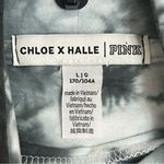 PINK - Victoria's Secret Victoria Secret Pink x Chloe x Halle Women's Sz L Tie Dye Cropped Turtleneck Photo 5