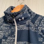 Under Armour  Running Half Zip Pullover Top sz Small Blue Photo 2