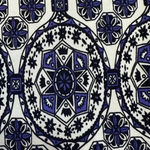 Kate Hill Navy Purple Sleeveless Boho Bohemian Print Midi Dress Plus Size 18W Photo 7