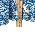 Tommy Bahama Blue Paisley Tank Dress M Ruffle Hem Sleeveless Stretch Resort Photo 12