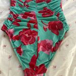 Pacsun Rhythm Inferna Floral Cinched One Piece Swimsuit Small Photo 4