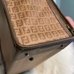 Fendi Vintage *RARE* Brown Monogram FF Zucca Crystal Coated Canvas Trunk Display Photo 4