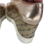 Stella McCartney Rose Gold Elyse Monogram Derbys Photo 11