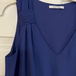 Naked Zebra  Blue Tank Tie Waist Mini Dress Photo 2